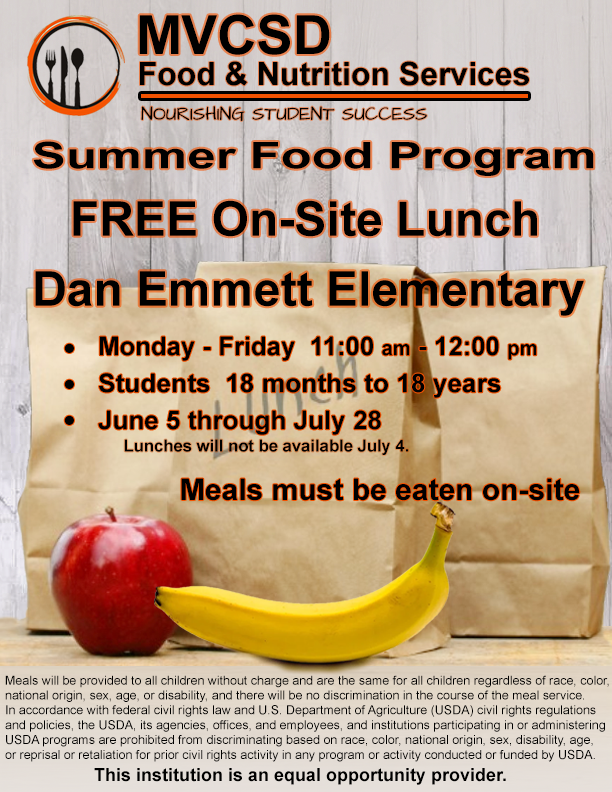 Mount Vernon City Schools Summer Food Program